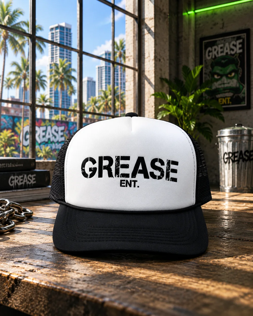 GREASE trucker cap